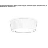 Fabric ceiling lamp Matane