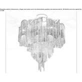 Metal halogen ceiling lamp Poltavka