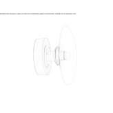 LED wall lamp made of blown glass Onex