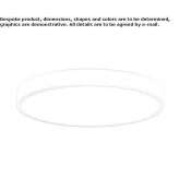 Stalowa lampa sufitowa LED Ropice