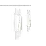 Wall lamp/ceiling lamp made of glass and steel Nydek