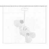 Aluminum LED ceiling lamp Lunde