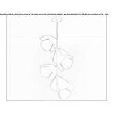 Aluminum LED ceiling lamp Lunde