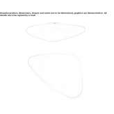 LED ceiling lamp made of polyethylene Qala
