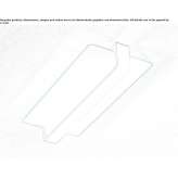LED ceiling lamp made of glass and aluminum Framura