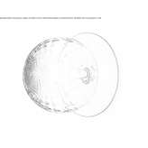 Wall lamp/ceiling lamp in blown glass Crump
