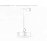 Regulowana lampa sufitowa LED z aluminium malowanego proszkowo Gador