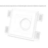 Cristaly® recessed wall/ceiling lamp Timar