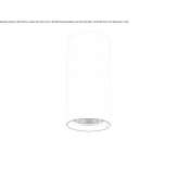 Aluminiowa lampa sufitowa LED Chilibre