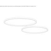 Aluminum LED ceiling lamp Cayli