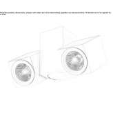 Regulowana aluminiowa lampa sufitowa LED Aranzazu