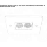 Aluminiowa lampa sufitowa LED wpuszczana Eberbach