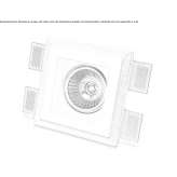 Cristaly® recessed wall/ceiling lamp Solofra