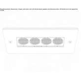 Aluminum recessed LED ceiling lamp Eberbach