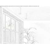 Mosiężna lampa sufitowa Hostka