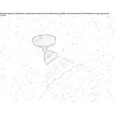 Ceramic LED ceiling lamp Alissas