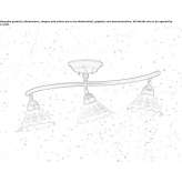 Ceramic LED ceiling lamp Alissas