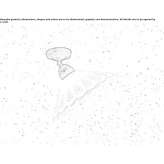 Ceramic LED ceiling lamp Alissas