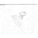 Adjustable ceramic ceiling lamp Ulukisla