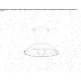 Brass LED ceiling lamp Eichenau