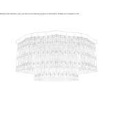 Crystal ceiling lamp Juntas