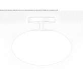 Lampa sufitowa LED do łazienki Shangaly