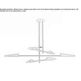 Marble LED ceiling lamp with dimmable function Chanal
