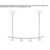 Stalowa lampa sufitowa LED Hathern