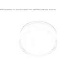 LED ceiling lamp made of glass Mizoch