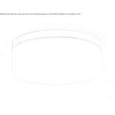 LED ceiling lamp made of glass and steel Rugeley