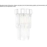 LED ceiling lamp made of Murano glass Seggiano