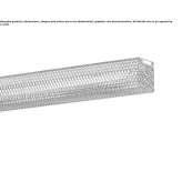 Metal ceiling lamp Vestec