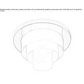 Glass ceiling lamp Quatis