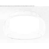 LED ceiling lamp made of glass and steel Marmora