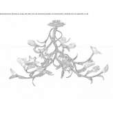 Ręcznie robiona lampa sufitowa z brązu Socos