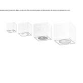 Aluminum LED ceiling lamp Lucino