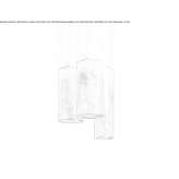 Brass LED ceiling lamp Levata
