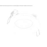 Recessed LED ceiling lamp Catarama
