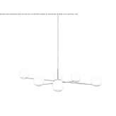 Handmade LED ceiling lamp Tuczno