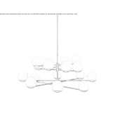 Handmade LED ceiling lamp Tuczno