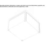 Glass ceiling lamp Silvolde