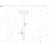 Brass ceiling lamp Werdau