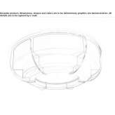Glass ceiling lamp Monclova