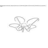 LED fabric ceiling lamp Taponnat