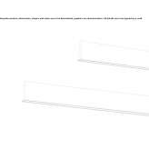 Aluminum LED ceiling lamp Rouvreux