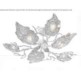 Handmade bronze ceiling lamp Gjocaj