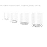 Aluminum LED ceiling lamp Lucino