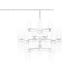LED ceiling lamp handmade of frosted glass Bennekom