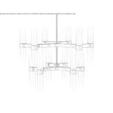 LED ceiling lamp handmade of frosted glass Bennekom