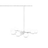 Handmade LED ceiling lamp Tuczno